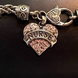 Silver Nurse Bracelet